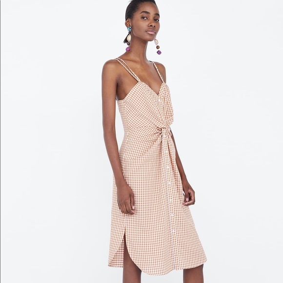 Zara | Dresses | Zara Gingham Checkered 